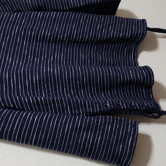 MADEWELL Striped Side-Lace Top, Size S - Picture 7 of 15